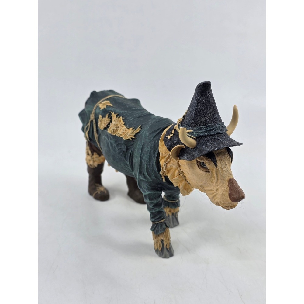 CowParade 7243 Scarecrow Cow Figurine Wizard of Oz Westland Giftware 2002